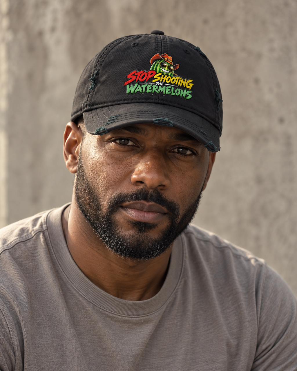 Cool Under Fire - Distressed Cap
